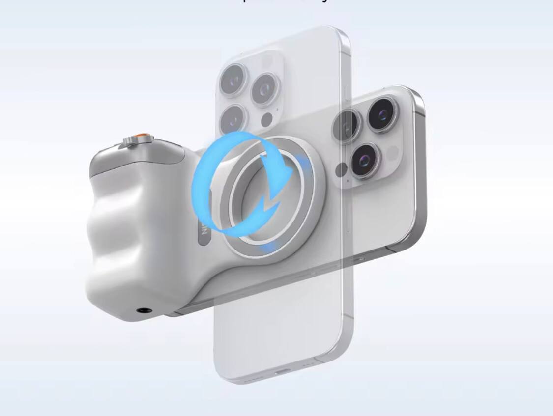 Support magnétique pour vidéos et photos de smartphones iPhone et Android.